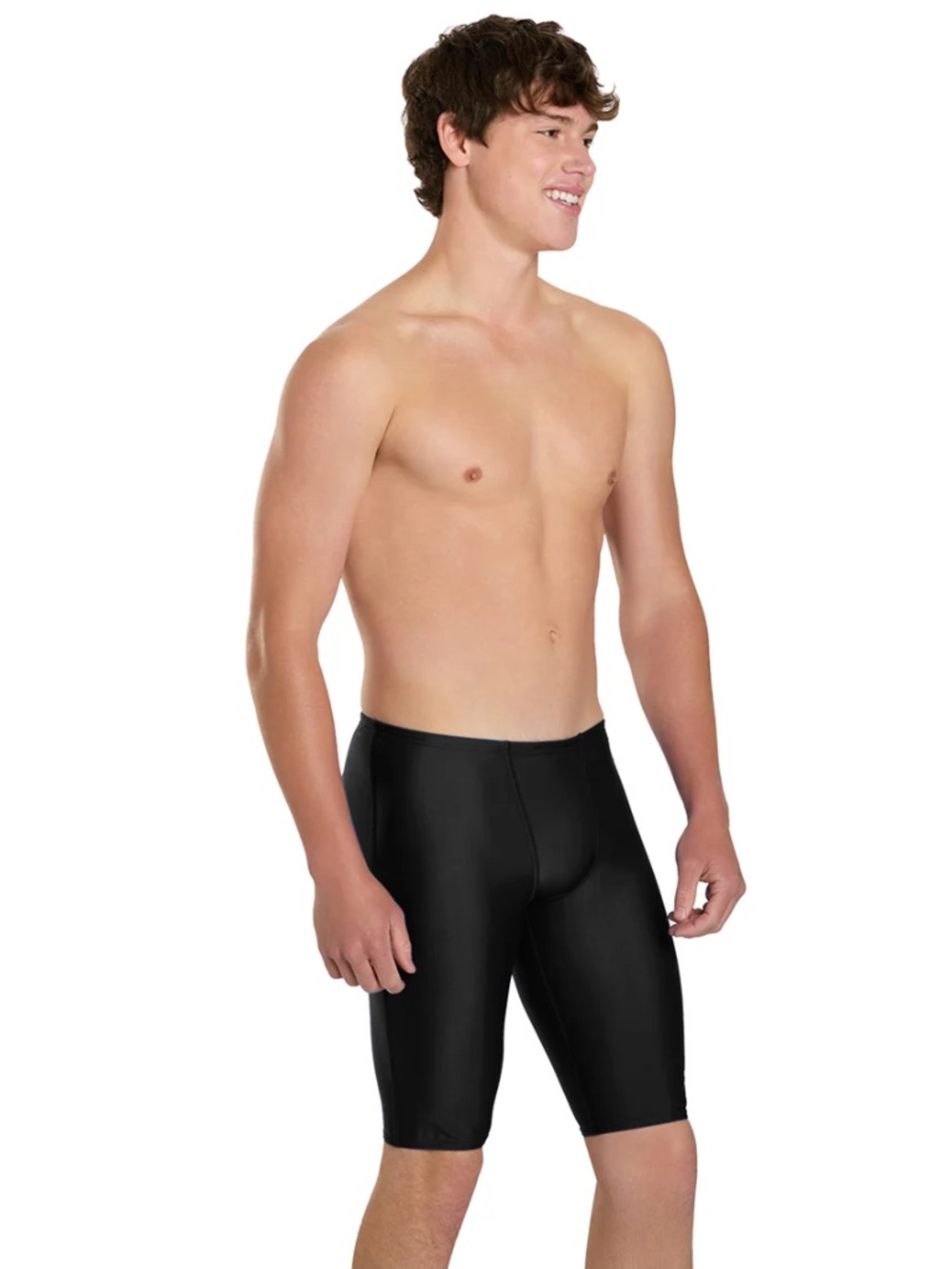 Speedo Boy's Jammer Swim Trunks Size 22 NEW Black PRO LT Endurance NWT